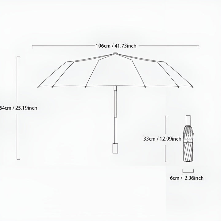 Regenschirm | UV SPF50+ Wetterfest Kompakt Vielseitig Langlebig Stilvoll-Luzern Mode