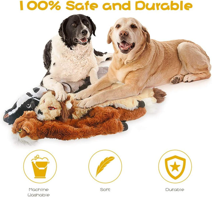 Hundespielset | 5-teilig Kuscheltiere Quietscher Robuste Langlebig Interaktiv-Luzern Mode