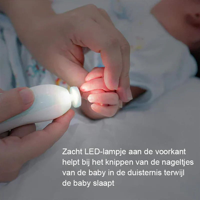 Nagelpflegeset für Babys und Kleinkinder | Sicher | Einfach | LED-Luzern Mode