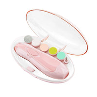 Nagelpflegeset für Babys und Kleinkinder | Sicher | Einfach | LED-Rosa-Luzern Mode