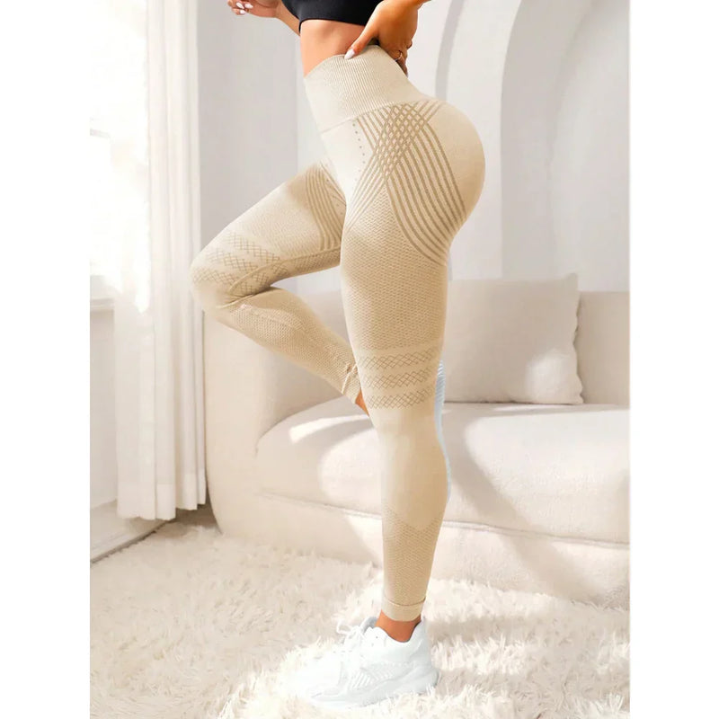 Nahtlose Damen Leggings für Sport und Fitness Training-Luzern Mode