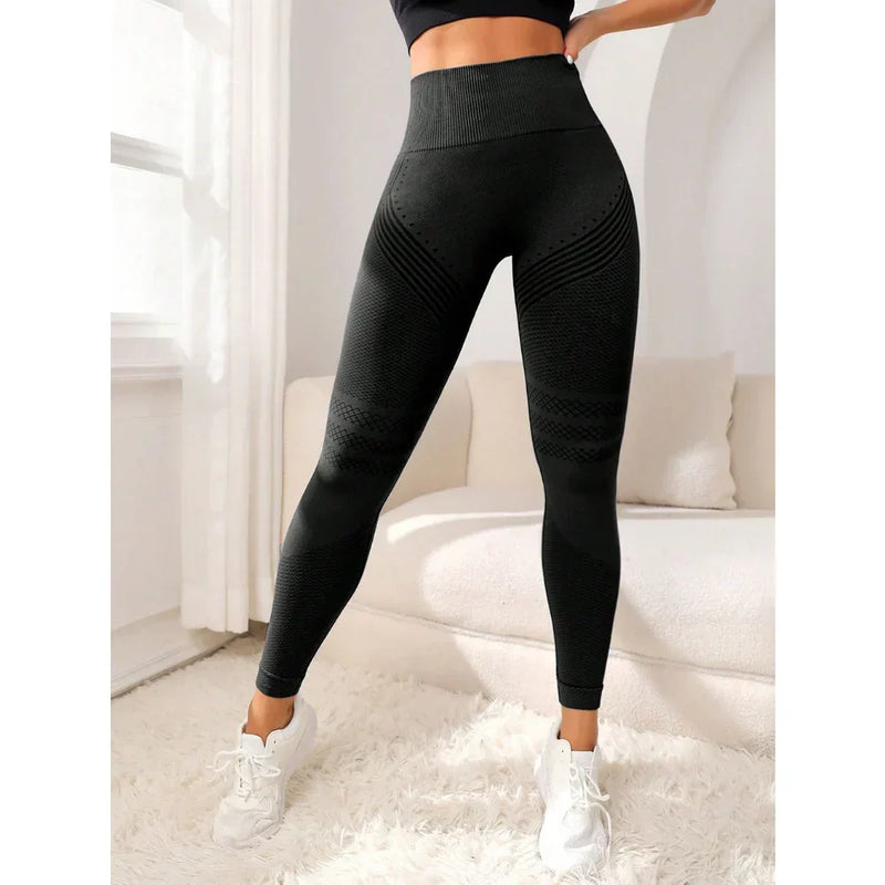Nahtlose Damen Leggings für Sport und Fitness Training-Luzern Mode