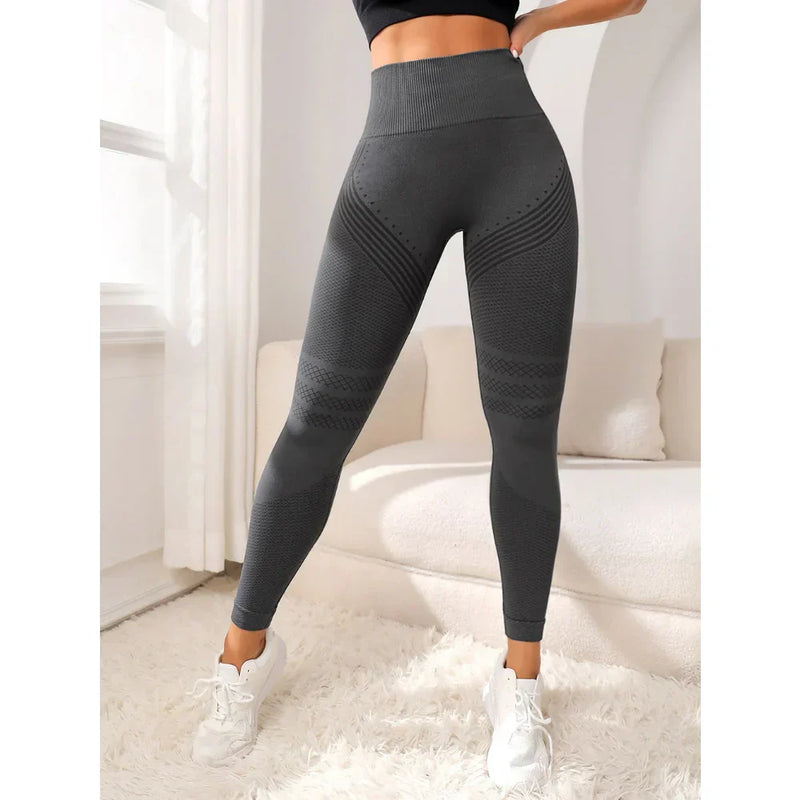Nahtlose Damen Leggings für Sport und Fitness Training-Luzern Mode