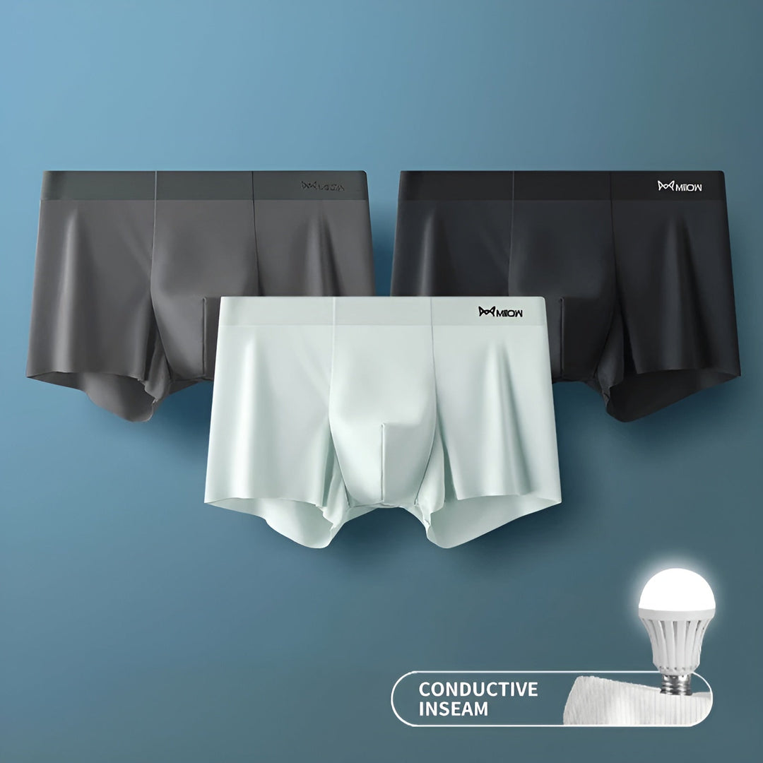 Herren Boxershorts 3er Pack mit leitfähiger Naht kaufen-F-L-Luzern Mode