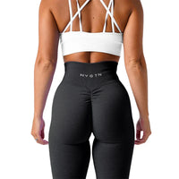 Nahtlose Damen Leggings | Yoga Hose | Dehnbar | Bauchbund | Bequem & stylisch-Luzern Mode