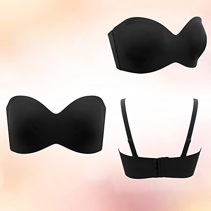 Bandeau-BH | Abnehmbaren Trägern | Nahtlos | Ultradünn | Verstellbar-Luzern Mode