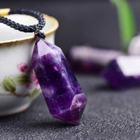 Halskette mit Naturstein | Kristall | Amethyst | Heilend | Stilvoll-Amethyst-Luzern Mode