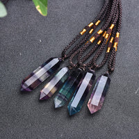 Halskette mit Naturstein | Kristall | Amethyst | Heilend | Stilvoll-Fluorit-Luzern Mode