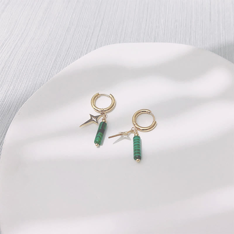 Schmuck für Damen | Halskette | Armband | Ohrringe | Malachit-Ohrringe-Luzern Mode