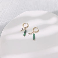 Schmuck für Damen | Halskette | Armband | Ohrringe | Malachit-Ohrringe-Luzern Mode