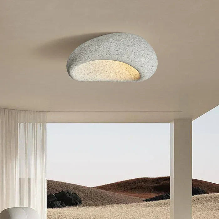 Deckenleuchte | Design Stilvoll Einzigartig Vielseitig Atmosphärisch Japanisch Energiesparend-Hellgrau-3 austauschbare Lichter-3 verwisselbaar licht-Luzern Mode
