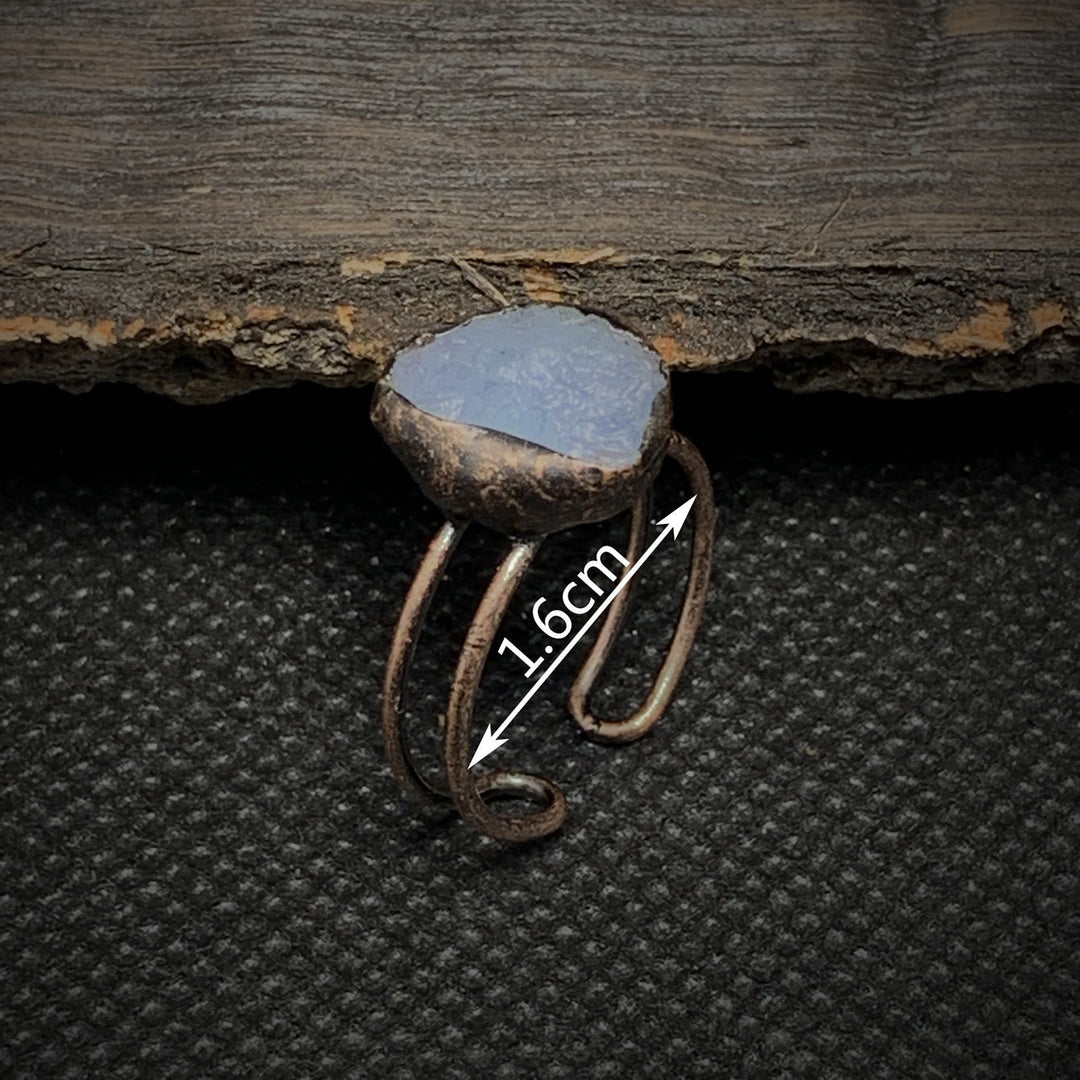 Ring für Damen | Natürlich | Rohstein-Geburtsstein | Gold | Stilvoll-Luzern Mode