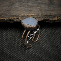 Ring für Damen | Natürlich | Rohstein-Geburtsstein | Gold | Stilvoll-Luzern Mode