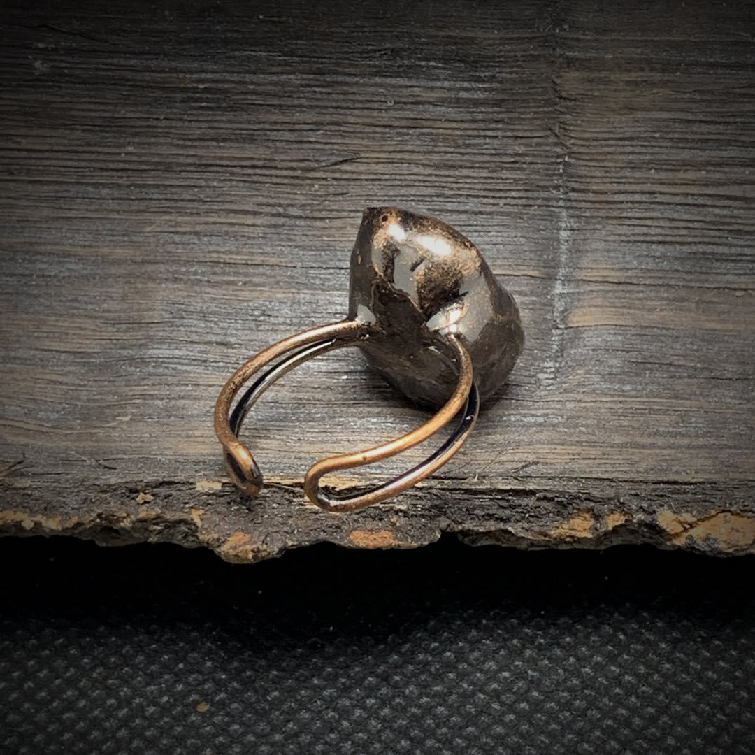 Ring für Damen | Natürlich | Rohstein-Geburtsstein | Gold | Stilvoll-Luzern Mode