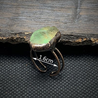 Ring für Damen | Natürlich | Rohstein-Geburtsstein | Gold | Stilvoll-Luzern Mode
