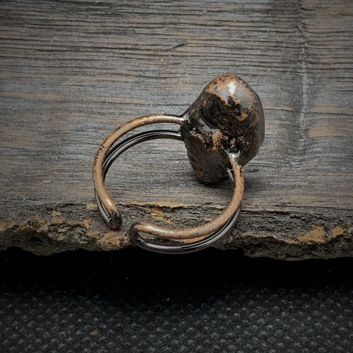 Ring für Damen | Natürlich | Rohstein-Geburtsstein | Gold | Stilvoll-Luzern Mode