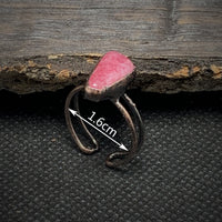 Ring für Damen | Natürlich | Rohstein-Geburtsstein | Gold | Stilvoll-Luzern Mode