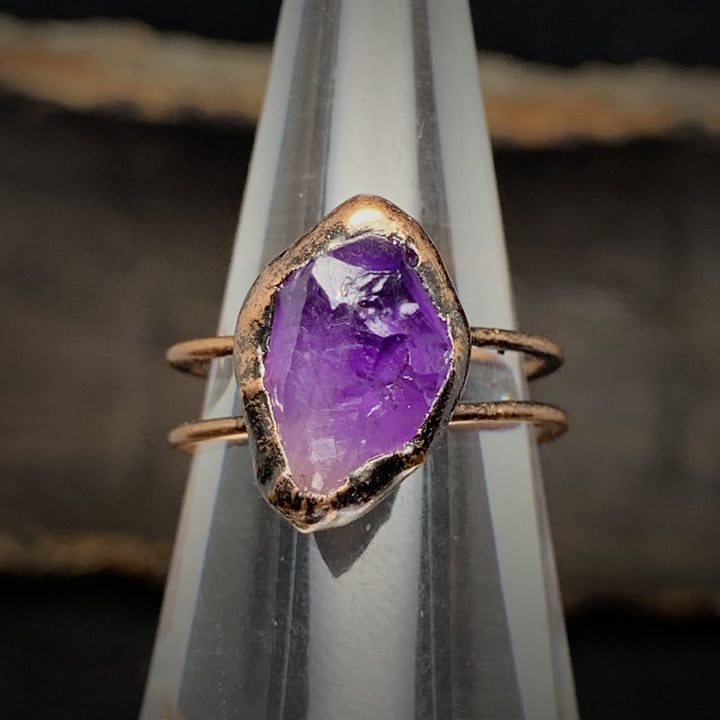 Ring für Damen | Natürlich | Rohstein-Geburtsstein | Gold | Stilvoll-Luzern Mode
