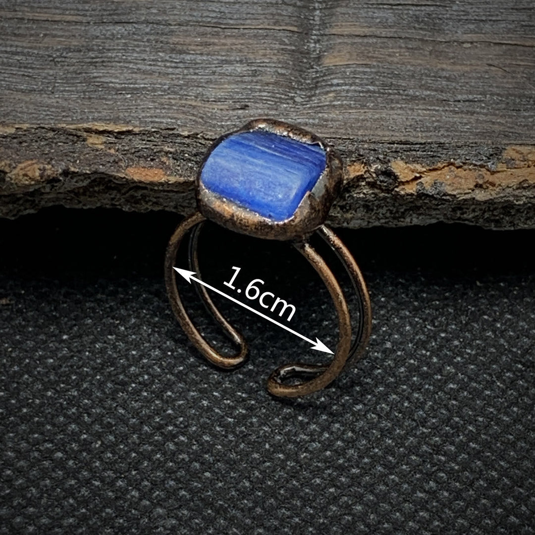 Ring für Damen | Natürlich | Rohstein-Geburtsstein | Gold | Stilvoll-Luzern Mode