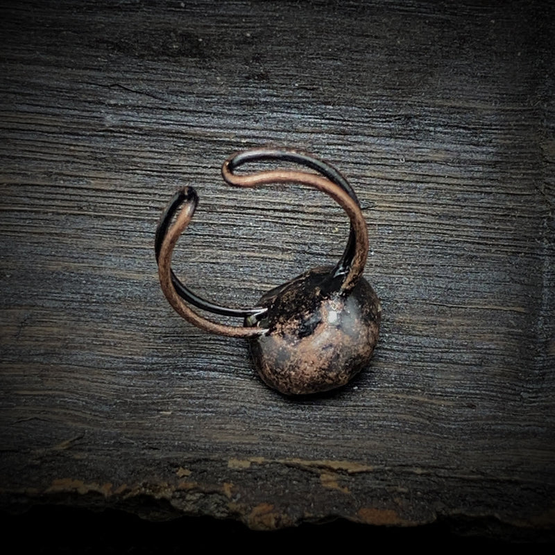 Ring für Damen | Natürlich | Rohstein-Geburtsstein | Gold | Stilvoll-Luzern Mode