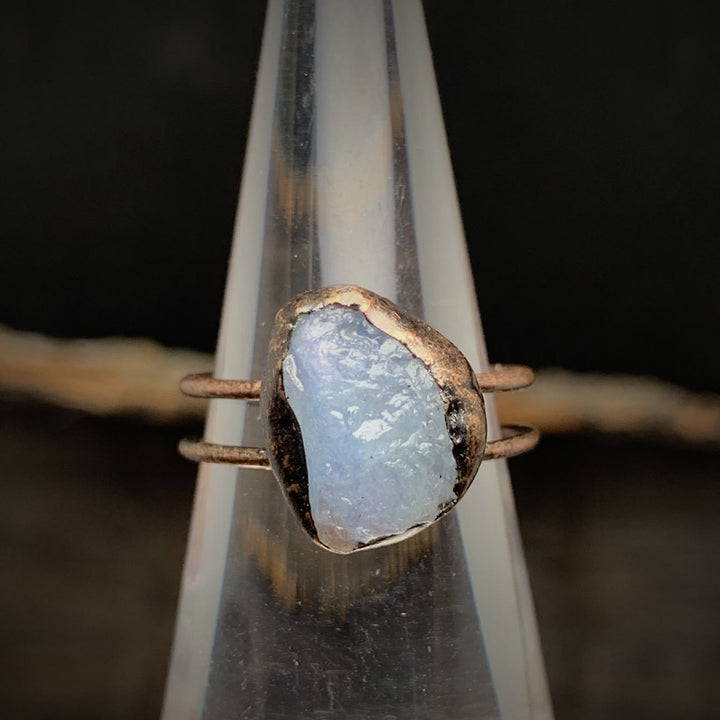 Ring für Damen | Natürlich | Rohstein-Geburtsstein | Gold | Stilvoll-Luzern Mode