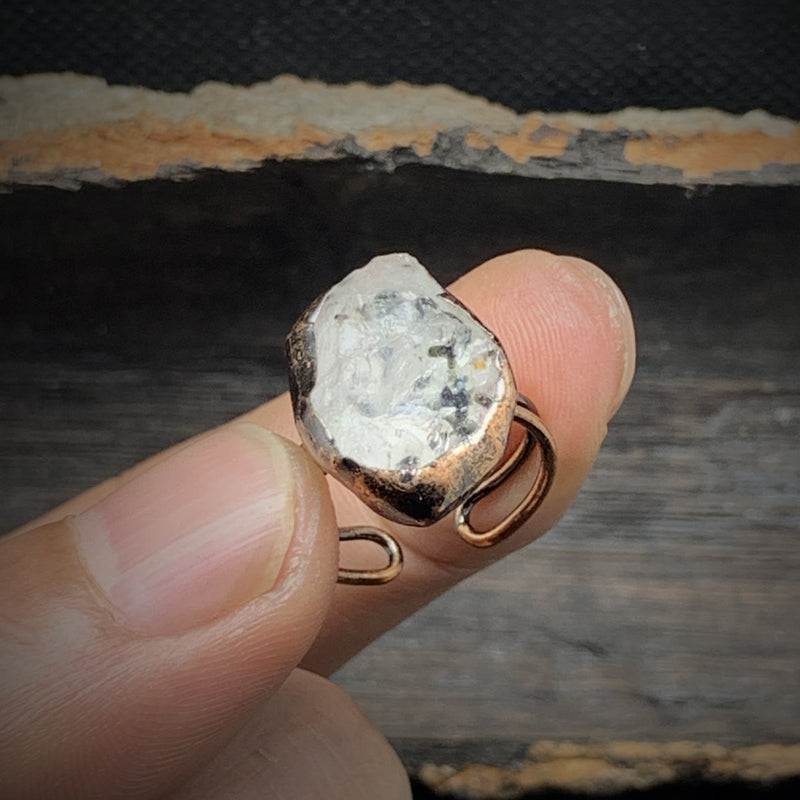 Ring für Damen | Natürlich | Rohstein-Geburtsstein | Gold | Stilvoll-Luzern Mode