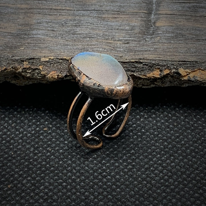 Ring für Damen | Natürlich | Rohstein-Geburtsstein | Gold | Stilvoll-Luzern Mode