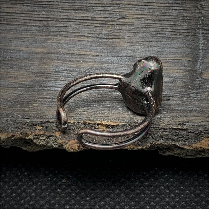 Ring für Damen | Natürlich | Rohstein-Geburtsstein | Gold | Stilvoll-Luzern Mode