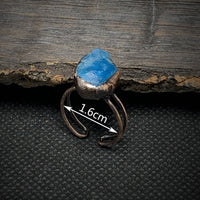 Ring für Damen | Natürlich | Rohstein-Geburtsstein | Gold | Stilvoll-Luzern Mode
