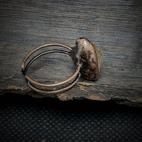 Ring für Damen | Natürlich | Rohstein-Geburtsstein | Gold | Stilvoll-Luzern Mode