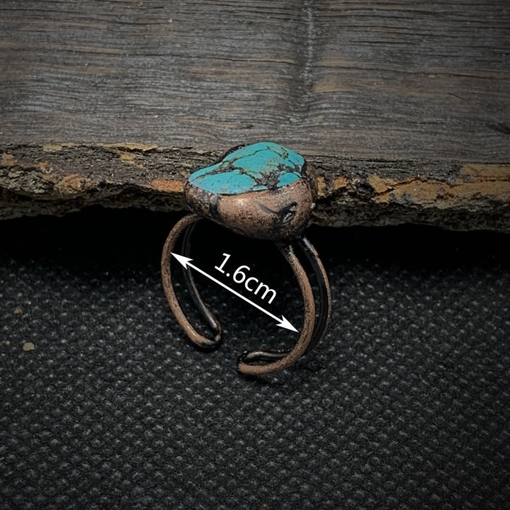 Ring für Damen | Natürlich | Rohstein-Geburtsstein | Gold | Stilvoll-Luzern Mode