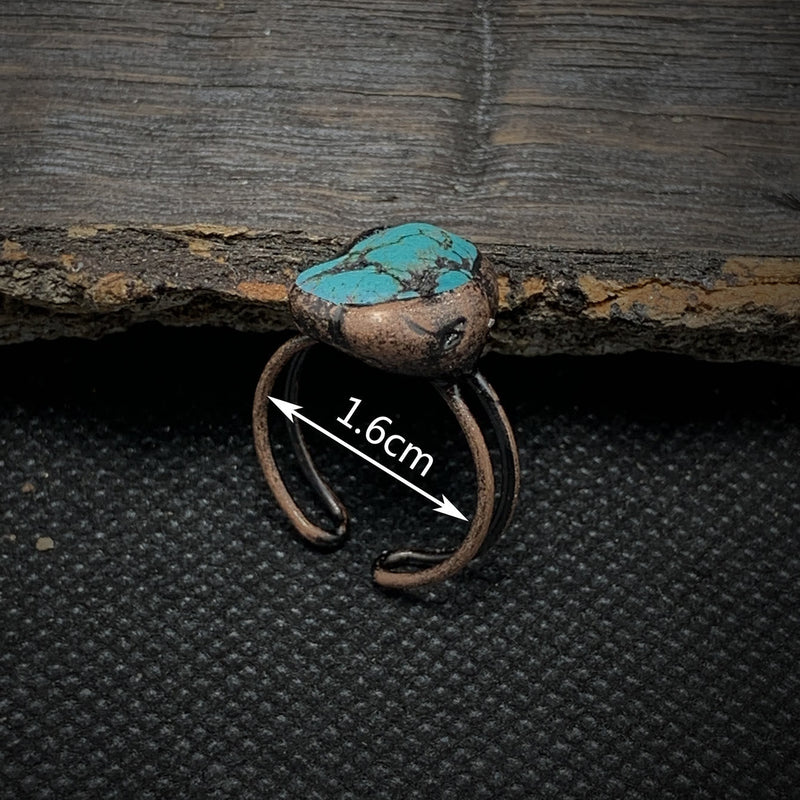 Ring für Damen | Natürlich | Rohstein-Geburtsstein | Gold | Stilvoll-Luzern Mode