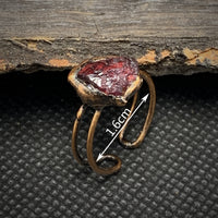 Ring für Damen | Natürlich | Rohstein-Geburtsstein | Gold | Stilvoll-Luzern Mode