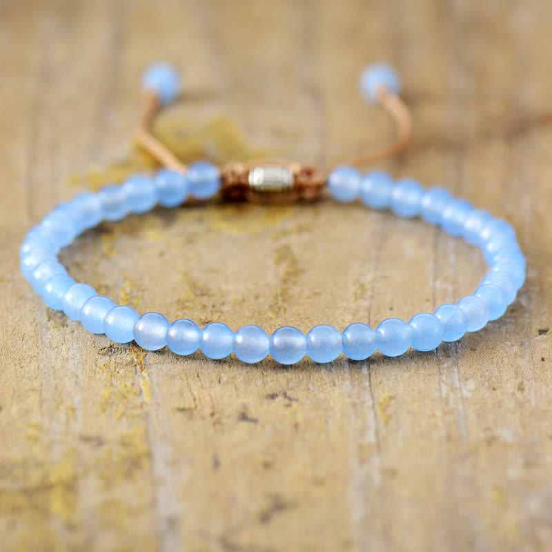 Armband für Damen | Natürliche Steine | Verstellbar | Stilvoll-Aquamarin-Luzern Mode