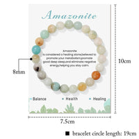 Armband für Damen | Natürliches Kristall | Heilende Energie | Stilvoll-Amazonit-Luzern Mode