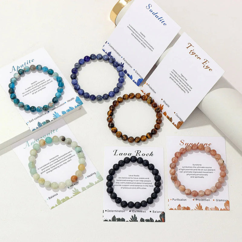 Armband für Damen | Natürliches Kristall | Heilende Energie | Stilvoll-Luzern Mode