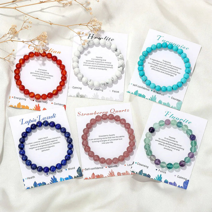 Armband für Damen | Natürliches Kristall | Heilende Energie | Stilvoll-Luzern Mode