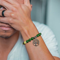 Armband für Damen | Natürliches Kristall | Lebensbaum | Stilvoll-Luzern Mode