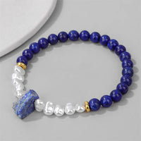 Armband für Damen | Natürliche Kristallperlen | Elastisch | Stilvoll-Luzern Mode