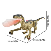 Spielzeug Dino | Ferngesteuert Lebensecht Interaktiv Nebel Effektvoll-Luzern Mode
