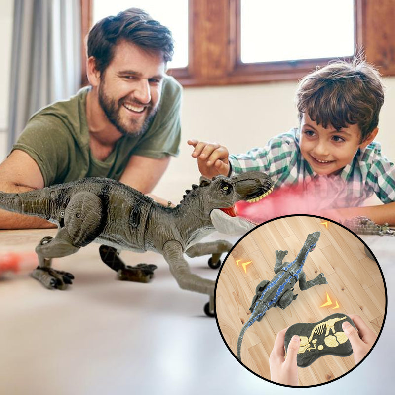 Spielzeug Dino | Ferngesteuert Lebensecht Interaktiv Nebel Effektvoll-Luzern Mode