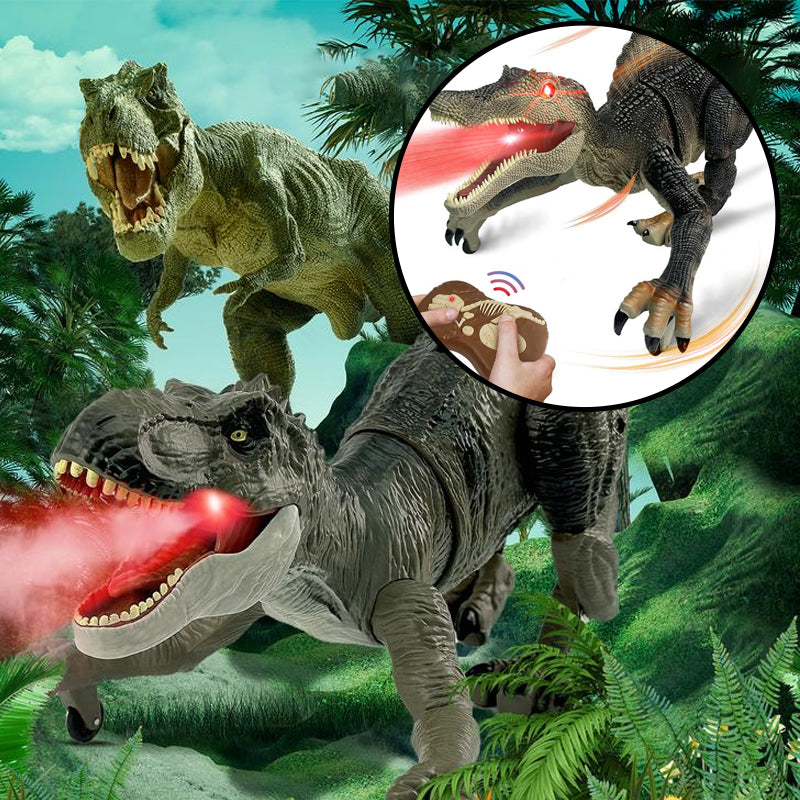 Spielzeug Dino | Ferngesteuert Lebensecht Interaktiv Nebel Effektvoll-Luzern Mode