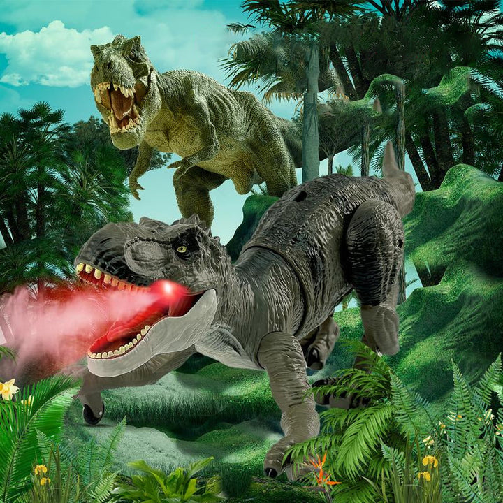 Spielzeug Dino | Ferngesteuert Lebensecht Interaktiv Nebel Effektvoll-Luzern Mode