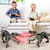 Spielzeug Dino | Ferngesteuert Lebensecht Interaktiv Nebel Effektvoll-Luzern Mode