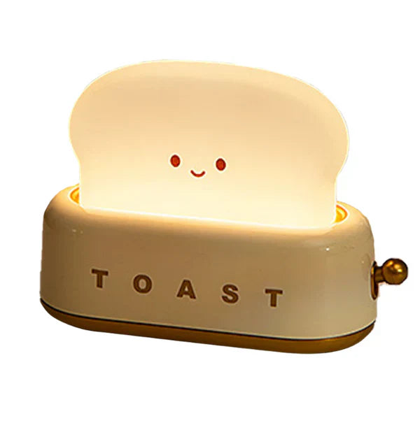 Nachtlampe | Kinder Niedlich Toast USB-C Langlebig Energiesparend Dimmbar-Gelb-Luzern Mode