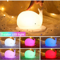 Kinder-Nachtlampe | Wal Mehrfarbig LED Langlebig USB Gemütlich-Luzern Mode