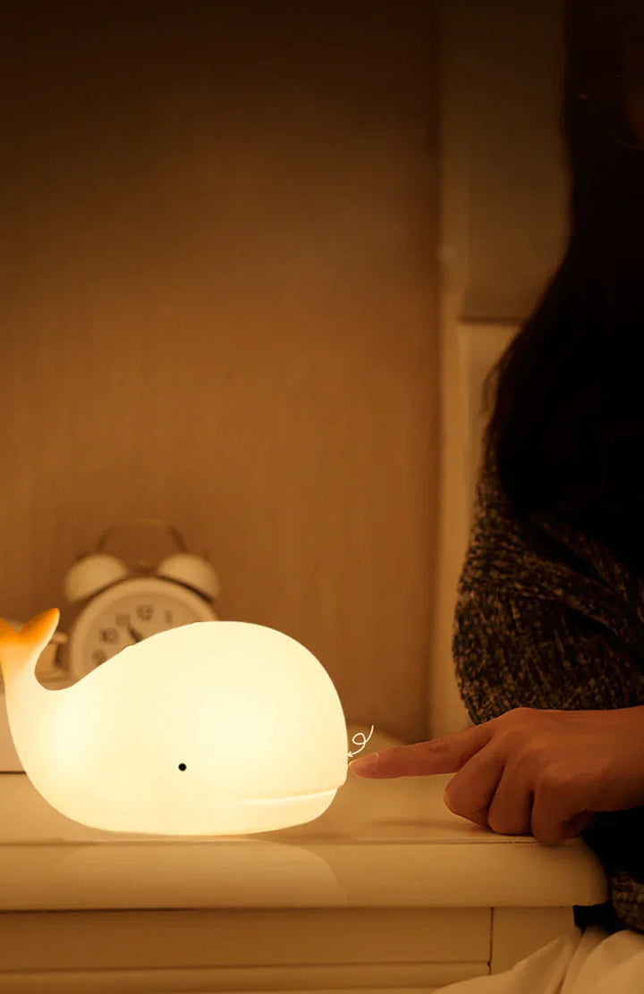 Kinder-Nachtlampe | Wal Mehrfarbig LED Langlebig USB Gemütlich-Luzern Mode