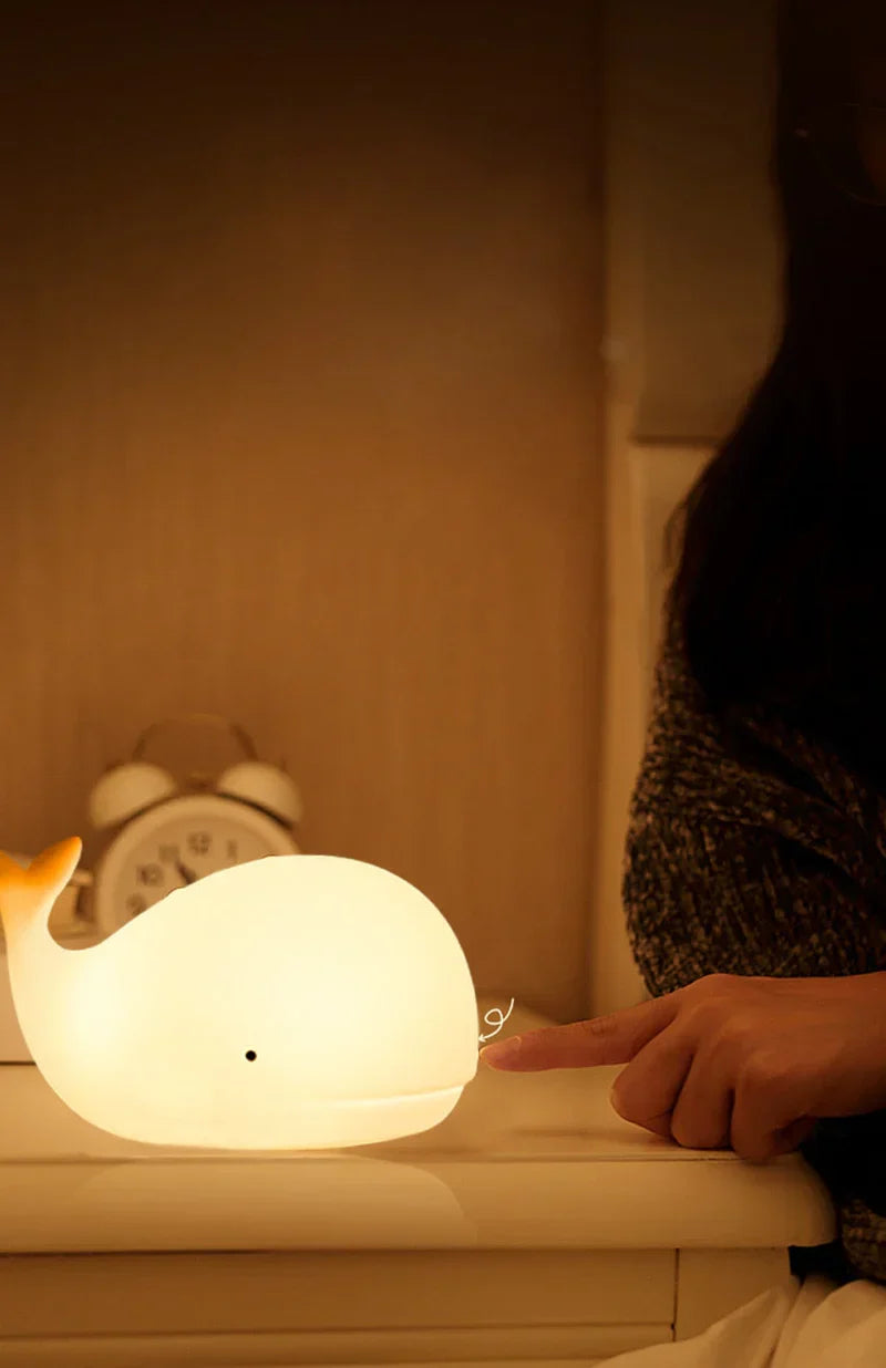 Kinder-Nachtlampe | Wal Mehrfarbig LED Langlebig USB Gemütlich-Luzern Mode