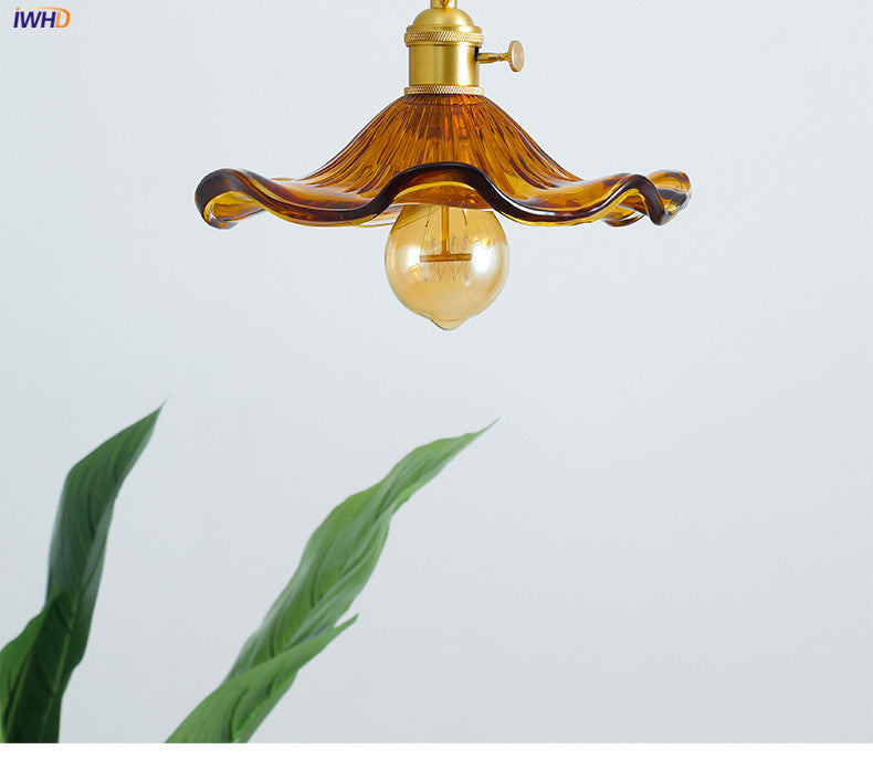 Deckenlampe | LED Energiesparend Stimmungsvoll Vielseitig Glas Kupfer Stilvoll-Luzern Mode