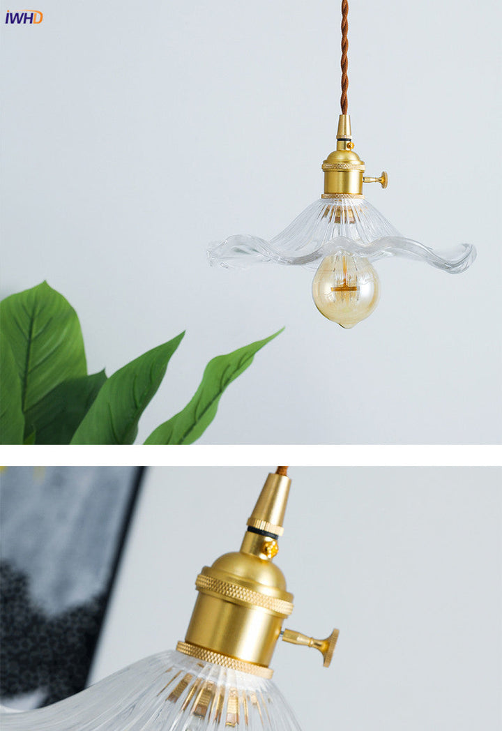 Deckenlampe | LED Energiesparend Stimmungsvoll Vielseitig Glas Kupfer Stilvoll-Luzern Mode